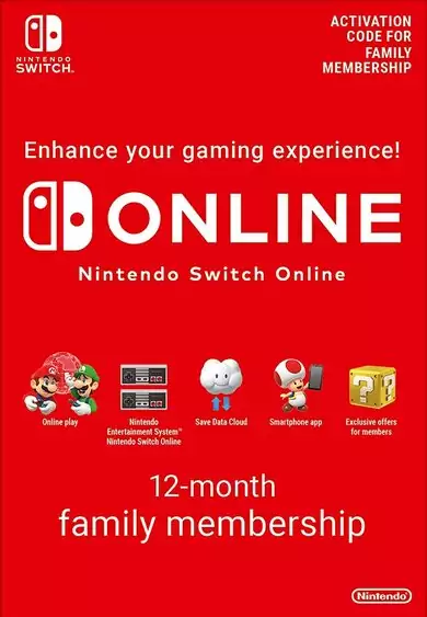 Nintendo Switch Online Suscripción Familiar Nintendo Switch Online Suscripción Familiar