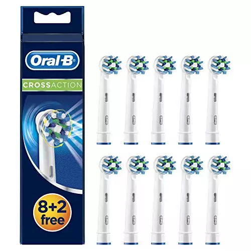 Pack de 10 Cabezales de RecambioOral-B CrossAction Pack de 10 Cabezales de RecambioOral-B CrossAction