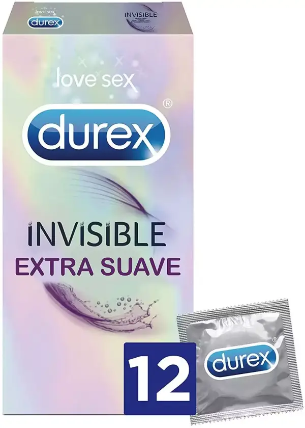 12 Preservativos Durex Invisible Extra Fino Extra Sensitivo 12 Preservativos Durex Invisible Extra Fino Extra Sensitivo