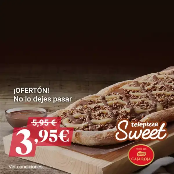 Telepizza Sweet con Caja Roja Telepizza Sweet con Caja Roja