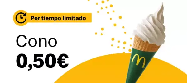 Cono Helado en McDonalds (oferta semanal) Cono Helado en McDonalds (oferta semanal)