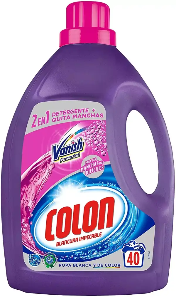 40 Dosis Detergente Colon Vanish Powergel 40 Dosis Detergente Colon Vanish Powergel