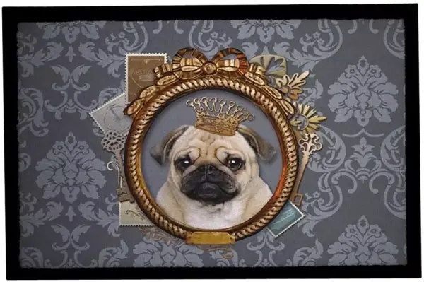 Felpudo Pug 40 x 60 cm Felpudo Pug 40 x 60 cm