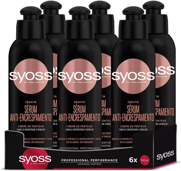 3x150ML Tratamiento Crema Peinado Keratin Syoss 3x150ML Tratamiento Crema Peinado Keratin Syoss