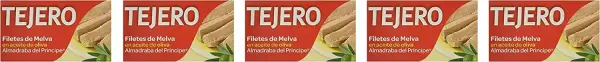 5 Latas x 120 g Conserva de pescado Tejero 5 Latas x 120 g Conserva de pescado Tejero