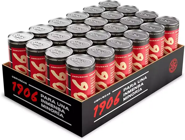 Pack 24x33cl latas 1906 Red Vintage Pack 24x33cl latas 1906 Red Vintage