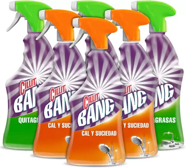 6x750ml Cillit Bang Spray Limpiador Cal y Suciedad 6x750ml Cillit Bang Spray Limpiador Cal y Suciedad