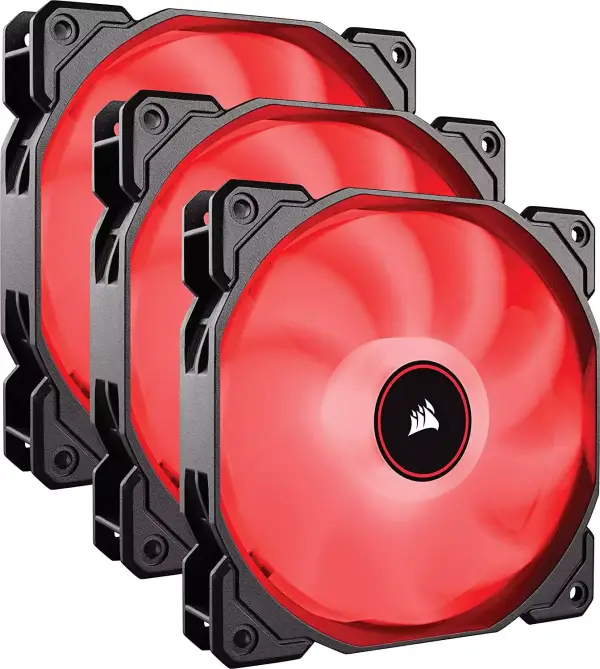 3x Ventiladores silenciosos 120mm Corsair AF120 Air Series LED 3x Ventiladores silenciosos 120mm Corsair AF120 Air Series LED