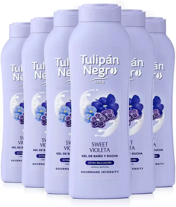 Pack 6x720ml Gel De Baño Tulipán Negro Sweet Violeta Pack 6x720ml Gel De Baño Tulipán Negro Sweet Violeta