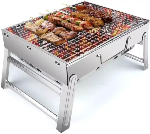 Barbacoa Portátil de acero inoxidable Barbacoa Portátil de acero inoxidable