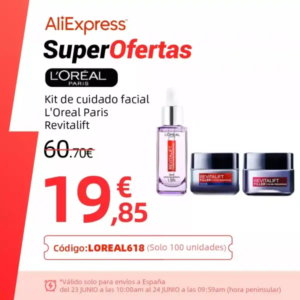 Pack L'Oréal Paris Revitalift Filler Pack L'Oréal Paris Revitalift Filler