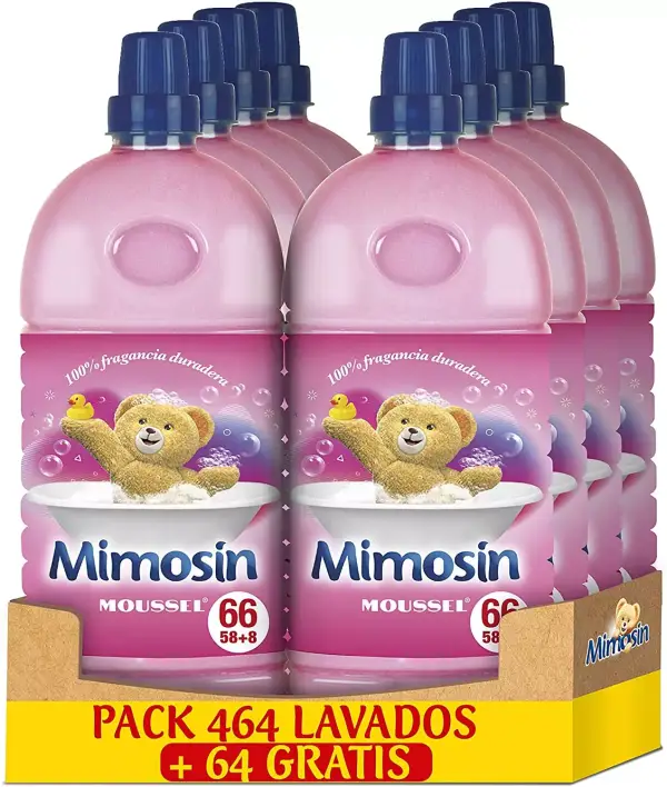 8x Suavizantes Mimosín Concentrado Moussel 8x Suavizantes Mimosín Concentrado Moussel
