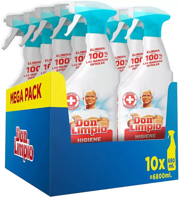 10x680ml Detergente en Spray Don Limpio Higiene 10x680ml Detergente en Spray Don Limpio Higiene