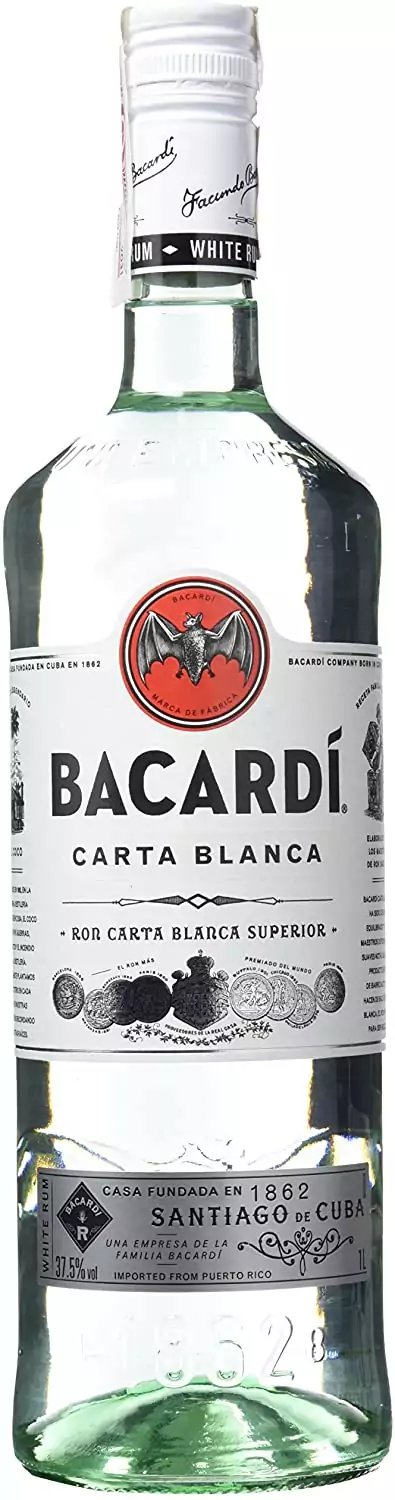 1L Bacardi Carta Blanca Ron 1L Bacardi Carta Blanca Ron