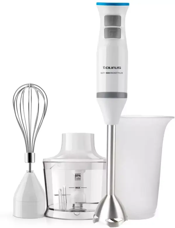 Batidora de mano Taurus Rocket Plus 1000W INOX Batidora de mano Taurus Rocket Plus 1000W INOX