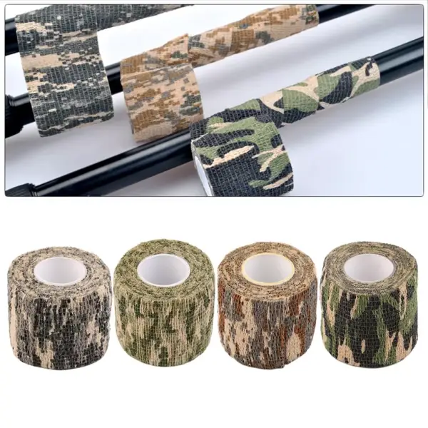 Cinta adhesiva varios tamaños (diseños de camuflaje) Cinta adhesiva varios tamaños (diseños de camuflaje)