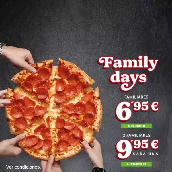 Hoy Disfruta de los Family Days de Telepizza Hoy Disfruta de los Family Days de Telepizza