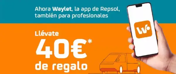 40€ de regalo (nuevos usuarios + tarjeta de Solred Mixta o Máxima) en Waylet 40€ de regalo (nuevos usuarios + tarjeta de Solred Mixta o Máxima) en Waylet