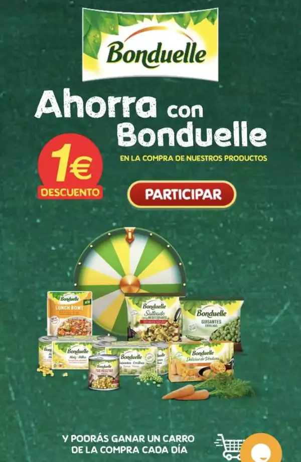 Ahorra con Bonduelle en la compra de sus productos (Reembolso) Ahorra con Bonduelle en la compra de sus productos (Reembolso)