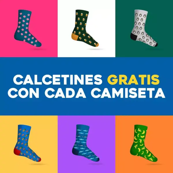 Calcetines con cada camiseta + calcetines gratis Calcetines con cada camiseta + calcetines gratis