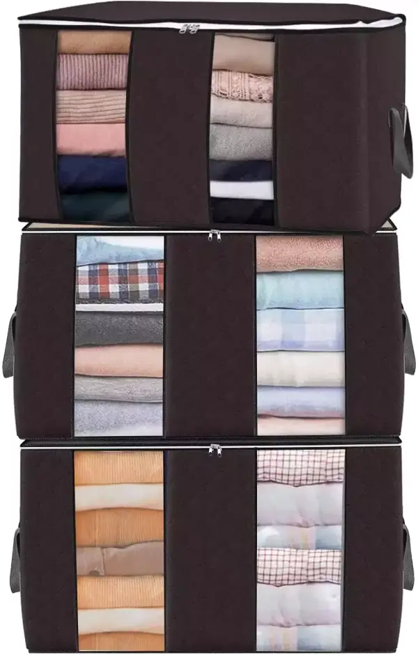 Pack 3 bolsas de almacenamiento para ropa Pack 3 bolsas de almacenamiento para ropa
