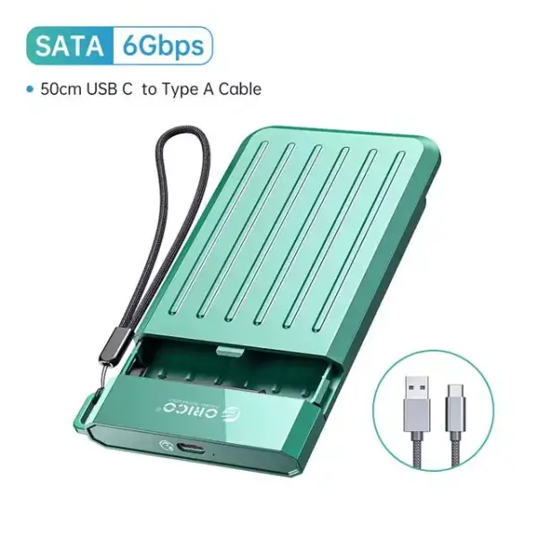 Carcasa USB-C ORICO para discos duros 2,5" Carcasa USB-C ORICO para discos duros 2,5"