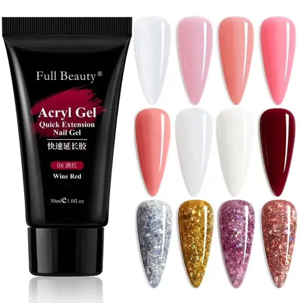 Gel de uñas acrílico (varios colores) Gel de uñas acrílico (varios colores)