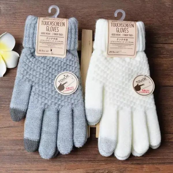 Guantes gruesos de punto (muchos colores colores) Guantes gruesos de punto (muchos colores colores)