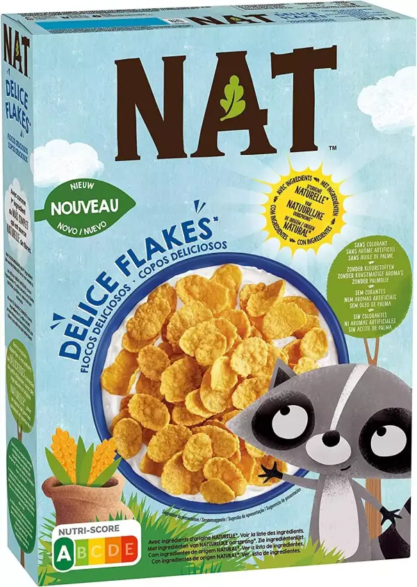 Cereales integrales NAT Delice Flakes 340g Cereales integrales NAT Delice Flakes 340g