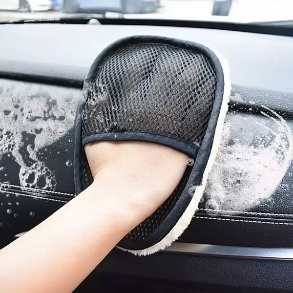 Guante de microfibra para limpiar el coche Guante de microfibra para limpiar el coche