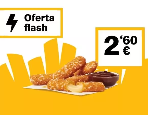 5 Gouda Sticks McDonald’s (oferta semanal) 5 Gouda Sticks McDonald’s (oferta semanal)