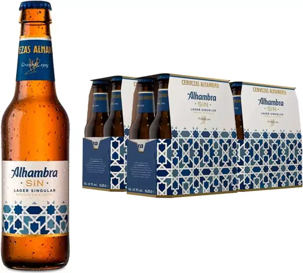 24x25cl Botellines Alhambra Sin Alcohol Lager Singular 24x25cl Botellines Alhambra Sin Alcohol Lager Singular