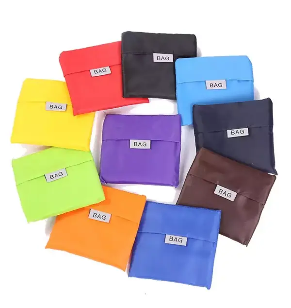 Bolsa de compra plegable de poliéster Bolsa de compra plegable de poliéster