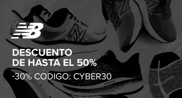 Hasta 50% Dto. + 30% EXTRA en el Black Friday de New Balance Hasta 50% Dto. + 30% EXTRA en el Black Friday de New Balance