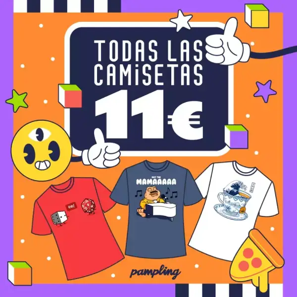 Camiseta (a elegir entre TODAS) + Calcetines GRATIS Camiseta (a elegir entre TODAS) + Calcetines GRATIS