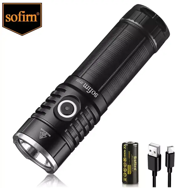 Linterna LED 5000lm con batería Linterna LED 5000lm con batería