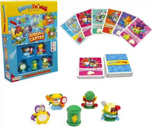 Juego de cartas + 5 Figuras SUPERTHINGS Rivals of Kaboom Juego de cartas + 5 Figuras SUPERTHINGS Rivals of Kaboom