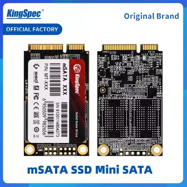 Disco duro interno 128GB mSATA SSD KingSpec Disco duro interno 128GB mSATA SSD KingSpec