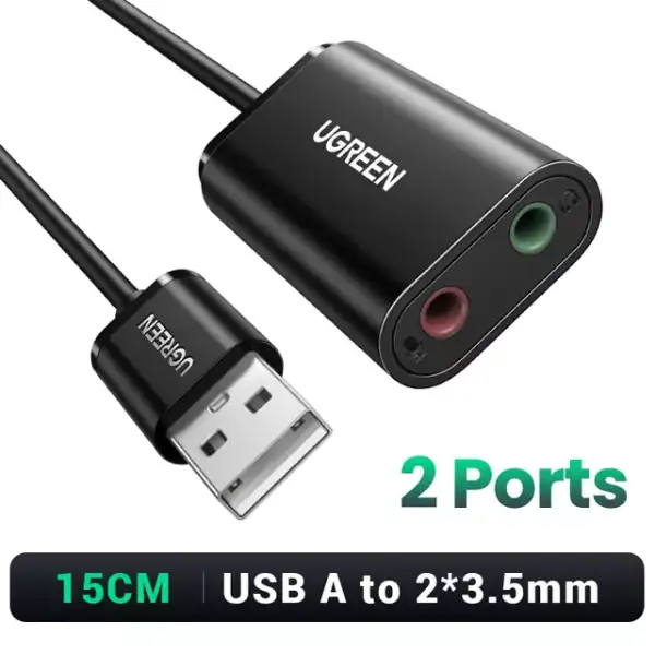 Adaptador jack 3.5mm sonido Ugreen Adaptador jack 3.5mm sonido Ugreen