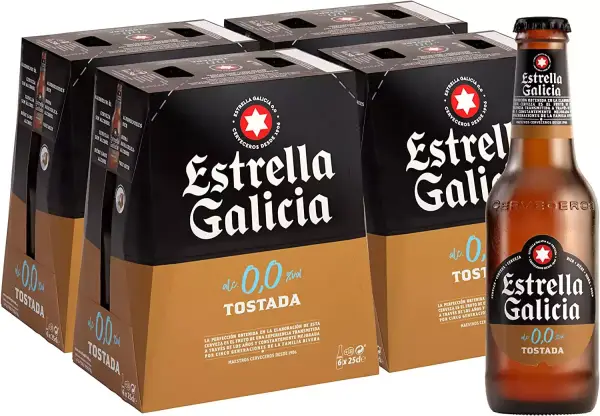 24x250ml Estrella Galicia 0,0 Tostada 24x250ml Estrella Galicia 0,0 Tostada