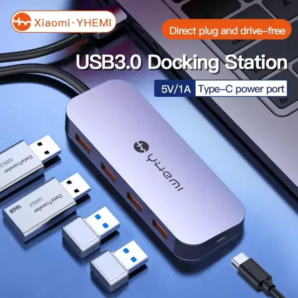 HUB USB3.0 Xiaomi Yhemi 5 en 1 HUB USB3.0 Xiaomi Yhemi 5 en 1