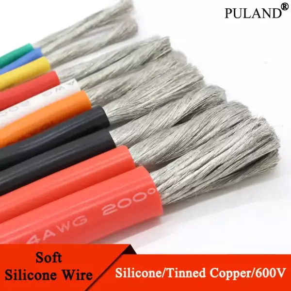 Cable de silicona ultrasuave resistente al calor 30AWG 1M Cable de silicona ultrasuave resistente al calor 30AWG 1M