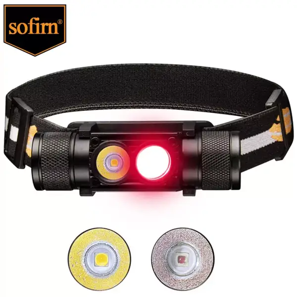 Linterna de cabeza H25LR LED 90 de alto CRI recargable Linterna de cabeza H25LR LED 90 de alto CRI recargable