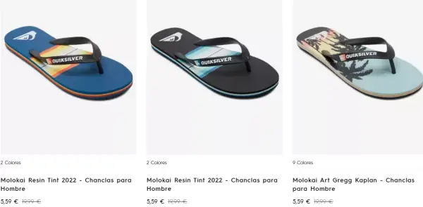 Chanclas Molokai 2022 (varios modelos, tallas y envío gratis) Chanclas Molokai 2022 (varios modelos, tallas y envío gratis)