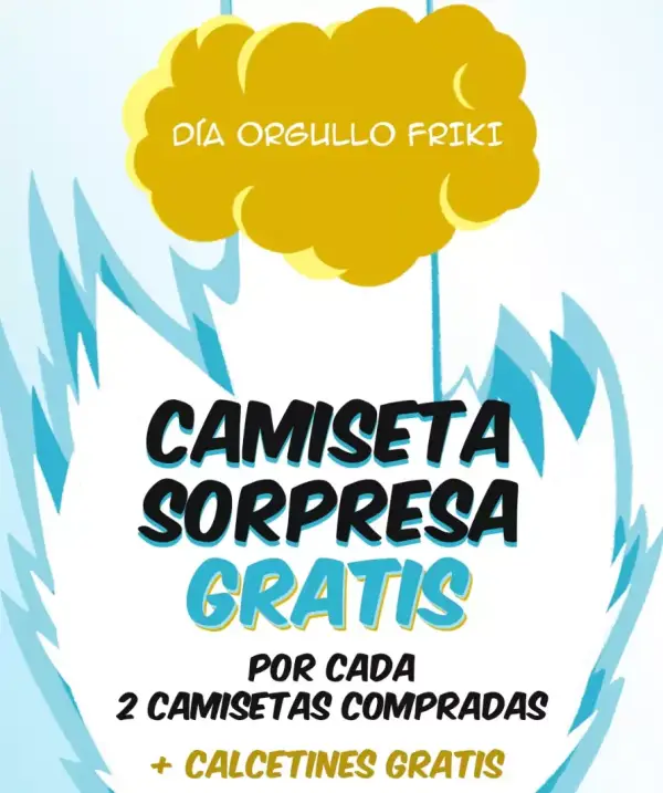 Compra 2 y llévate 1 camiseta sorpresa + calcetines gratis Compra 2 y llévate 1 camiseta sorpresa + calcetines gratis