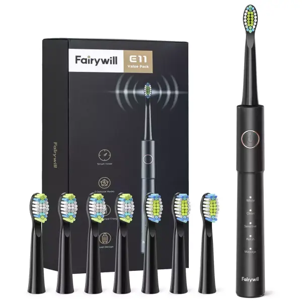 Cepillo de dientes eléctrico sónico Fairywill E11 Cepillo de dientes eléctrico sónico Fairywill E11