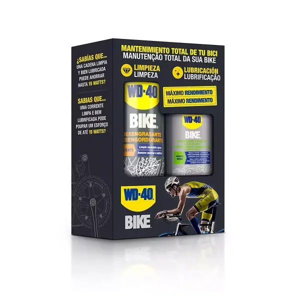 Bipack Mantenimiento cadenas bicicleta WD-40 BIKE Bipack Mantenimiento cadenas bicicleta WD-40 BIKE