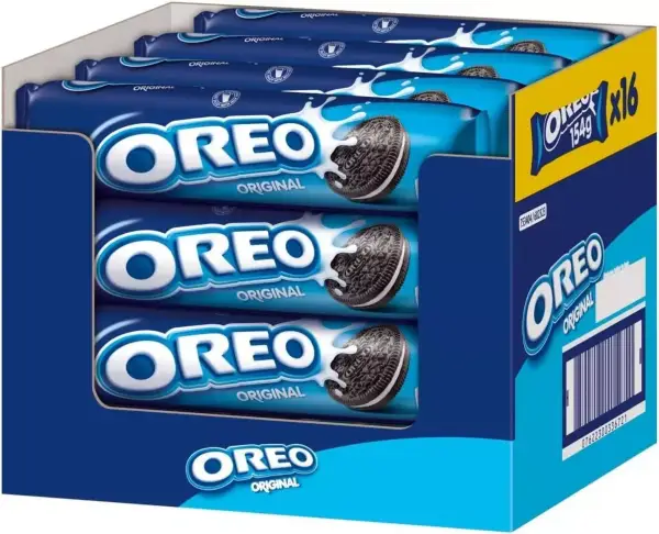 16x154g Galletas Oreo rellenas de crema de vainilla 16x154g Galletas Oreo rellenas de crema de vainilla