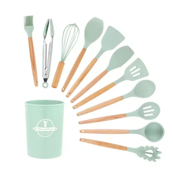 Juego de 10 utensilios de silicona para cocina Juego de 10 utensilios de silicona para cocina