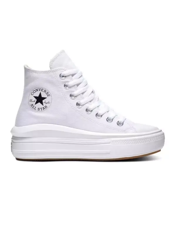 Converse Chuck Taylor All Star Move Plataforma Blanca Converse Chuck Taylor All Star Move Plataforma Blanca